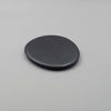 Graphite Black Flat Oval Plate, 14cm x 12cm, Moriyama