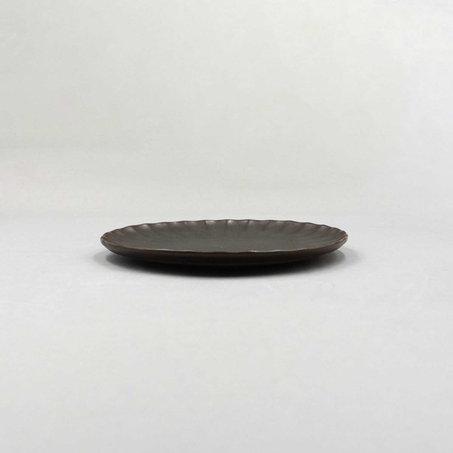 Inku XS Green Plate, 14cm x 14cm x H1.7cm, Design by Sergio Herman