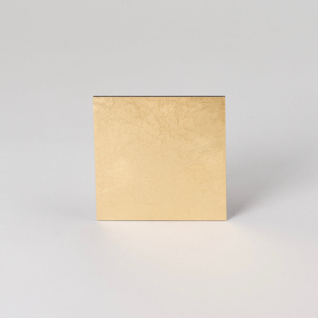 Hakuichi Coaster 1P, Gold, 10cm x 10cm x H0.3cm