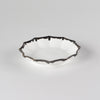Utsuwa to Design S Deformed Plate, White, 15cm x 15cm x H3cm