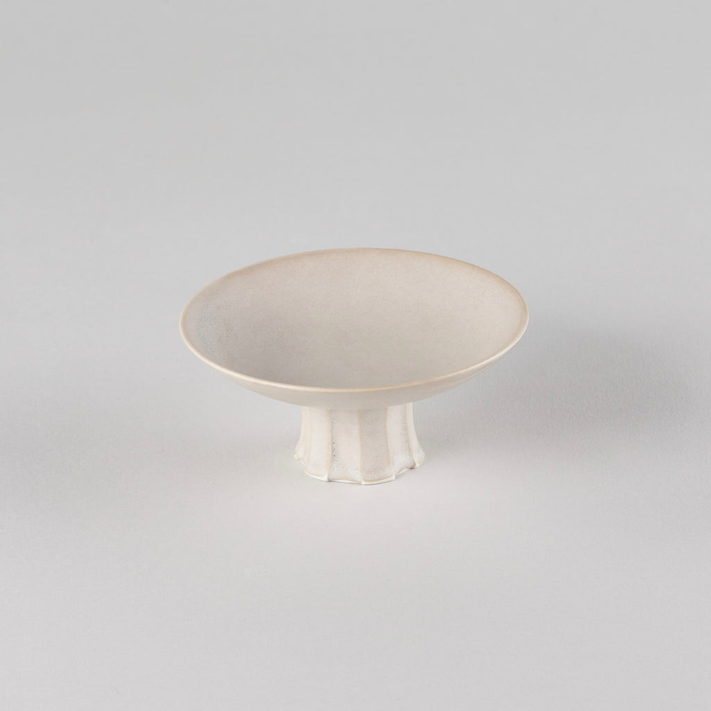 Utsuwa to Design Footed Bowl, Grey, 11cm x 11cm x H4.5cm