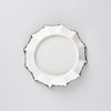 Utsuwa to Design S Deformed Plate, White, 15cm x 15cm x H3cm