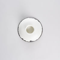 Utsuwa to Design Footed Bowl, White, 11cm x 11cm x H4.5cm