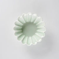 Hiwa Light Green Flower Bowl, 13.5cm x 13.5cm x H5cm