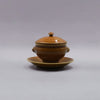 Lion Truffle Bowl with Lid and Saucer, 16cm x H12cm