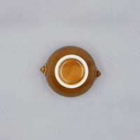 Lion Truffle Bowl with Lid and Saucer, 16cm x H12cm