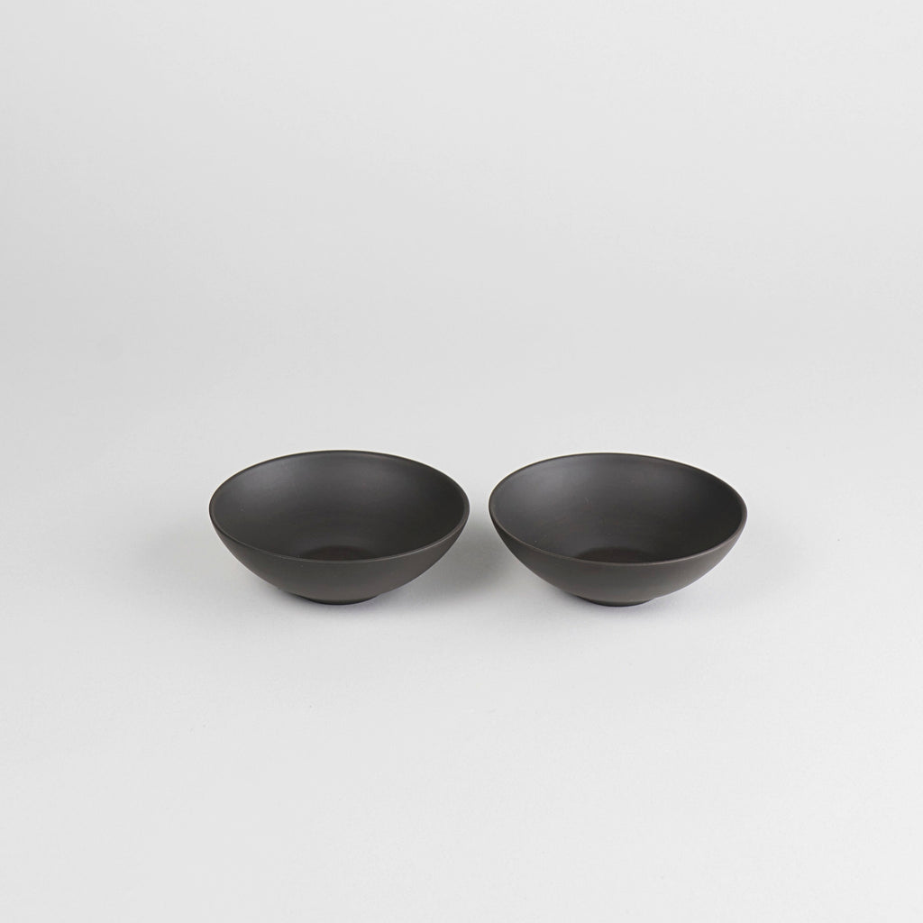 JINSUI Toki Yunomi Black, Set of 2, 60ml