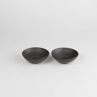 JINSUI Toki Yunomi Black, Set of 2, 60ml