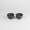 JINSUI Iroiro 07 Tea Cup Black, Set of 2, 100ml