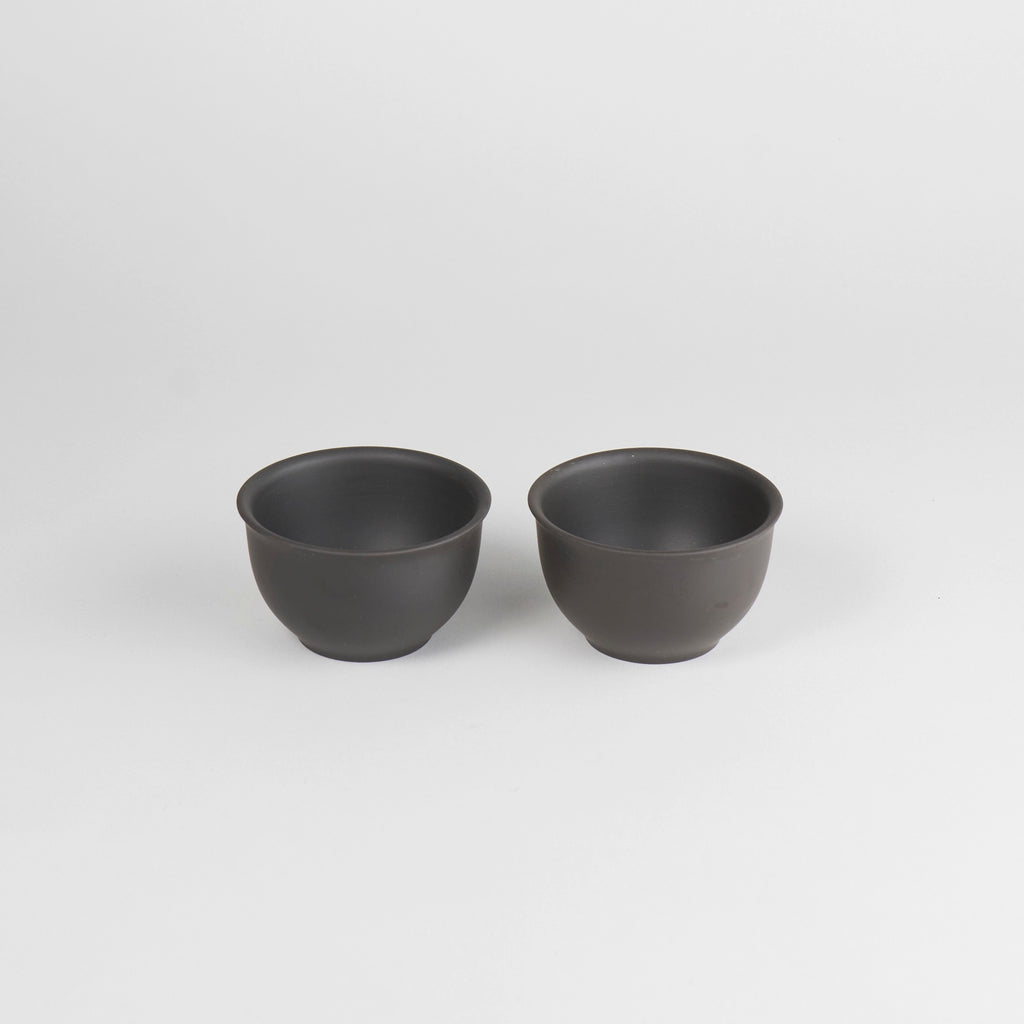 JINSUI Iroiro 07 Tea Cup Black, Set of 2, 100ml