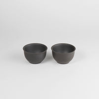 JINSUI Iroiro 07 Tea Cup Black, Set of 2, 100ml
