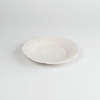 Asami Maeda Flower Arabesque Plate White, 17.2×2.1cm