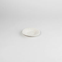 Asami Maeda Rinka Small Dish White, 10.6×1.5cm