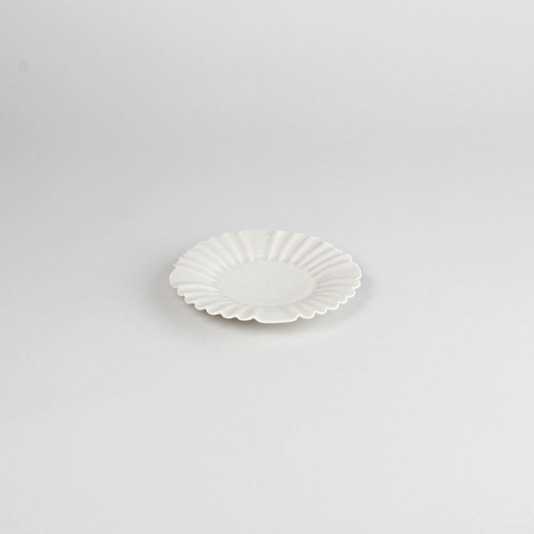 Asami Maeda Rinka Small Plate White, 12×1.6cm