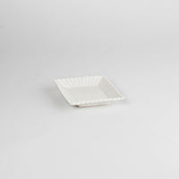 Asami Maeda Rinka Saucer White, 16.5×12.6×2cm