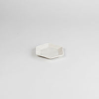 Asami Maeda Floral Shippo Small Dish White, 9.6×8.2×1.7cm