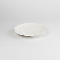 Asami Maeda Dahlia 6-inch Plate White, 18.2×3.5cm