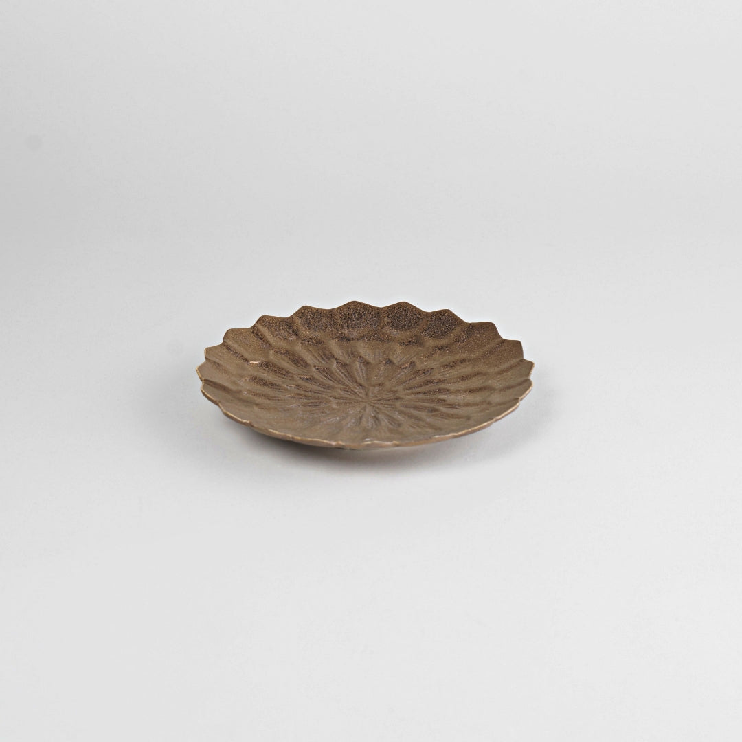 Asami Maeda Dahlia 5-inch Plate Bronze, 15.6×2cm