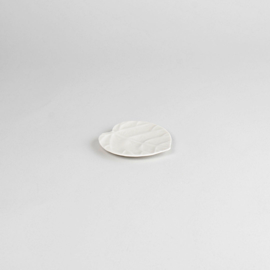 Asami Maeda Ficus Umbellata Mini Dish White, 8.5x9cm