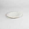 Asami Maeda Lotus Leaf Medium Plate White, 18.2×2.3cm