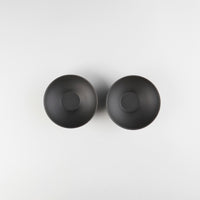 JINSUI Toki Yunomi Black, Set of 2, 60ml