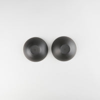 JINSUI Toki Yunomi Black, Set of 2, 60ml