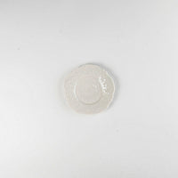 Asami Maeda Flower Arabesque Small Dish White, 10.6×1.5cm