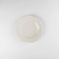 Asami Maeda Flower Arabesque Plate White, 17.2×2.1cm