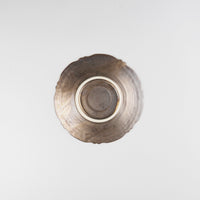 Asami Maeda Flower Arabesque Bronze Plate, 17.2×2.1cm