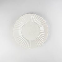 Asami Maeda Rinka Large Plate White, 21.7×3cm