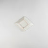 Asami Maeda Rinka Saucer White, 16.5×12.6×2cm