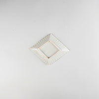 Asami Maeda Rinka Saucer White, 16.5×12.6×2cm