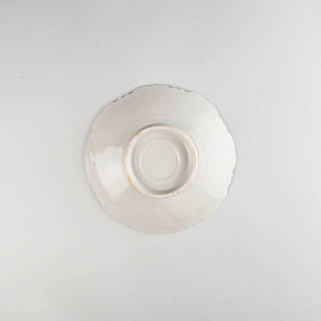 Asami Maeda 6-inch Raised Plate White, 17.5×3.7cm