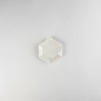 Asami Maeda Floral Shippo Small Dish White, 9.6×8.2×1.7cm
