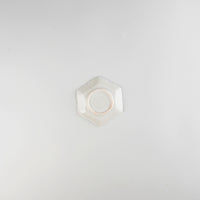 Asami Maeda Floral Shippo Small Dish White, 9.6×8.2×1.7cm