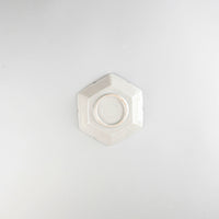 Asami Maeda Floral Shippo 4-inch Small Plate White, 13×11.6×2.2cm