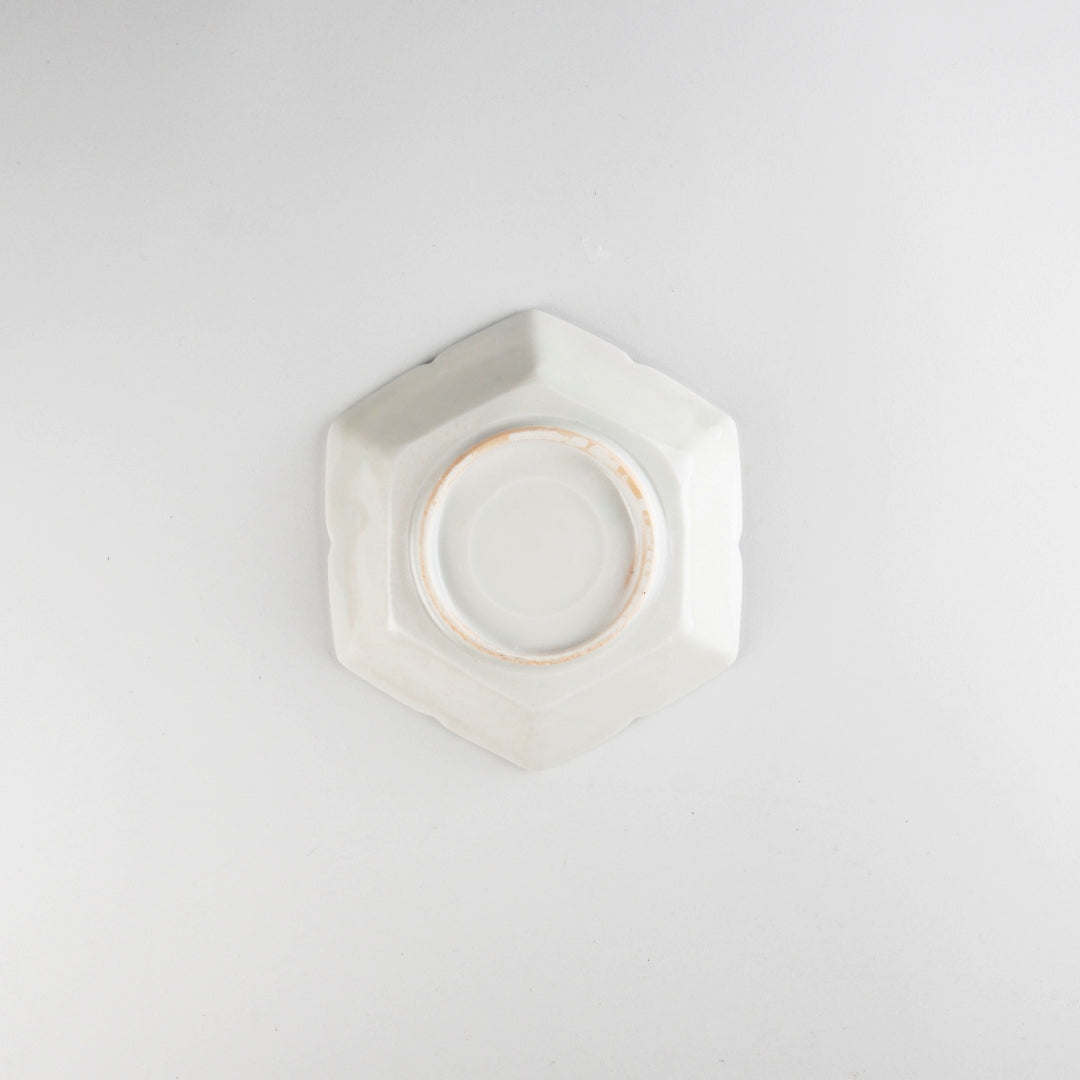 Asami Maeda Floral Shippo 5-inch Plate White, 15.3×14×2.7cm