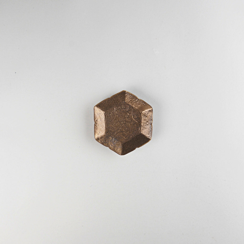 Asami Maeda Floral Shippo Small Dish Bronze, 13×11.6×2.2cm