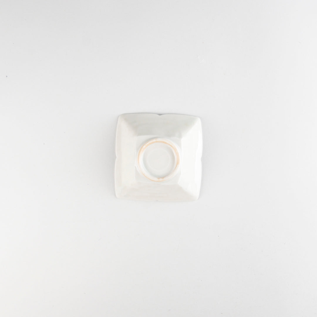 Asami Maeda Square Plate White, 9.7×9.4×3cm