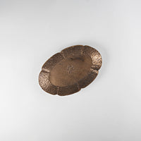 Asami Maeda Medium Oval Plate Bronze, 20.4×13.7×2.7cm