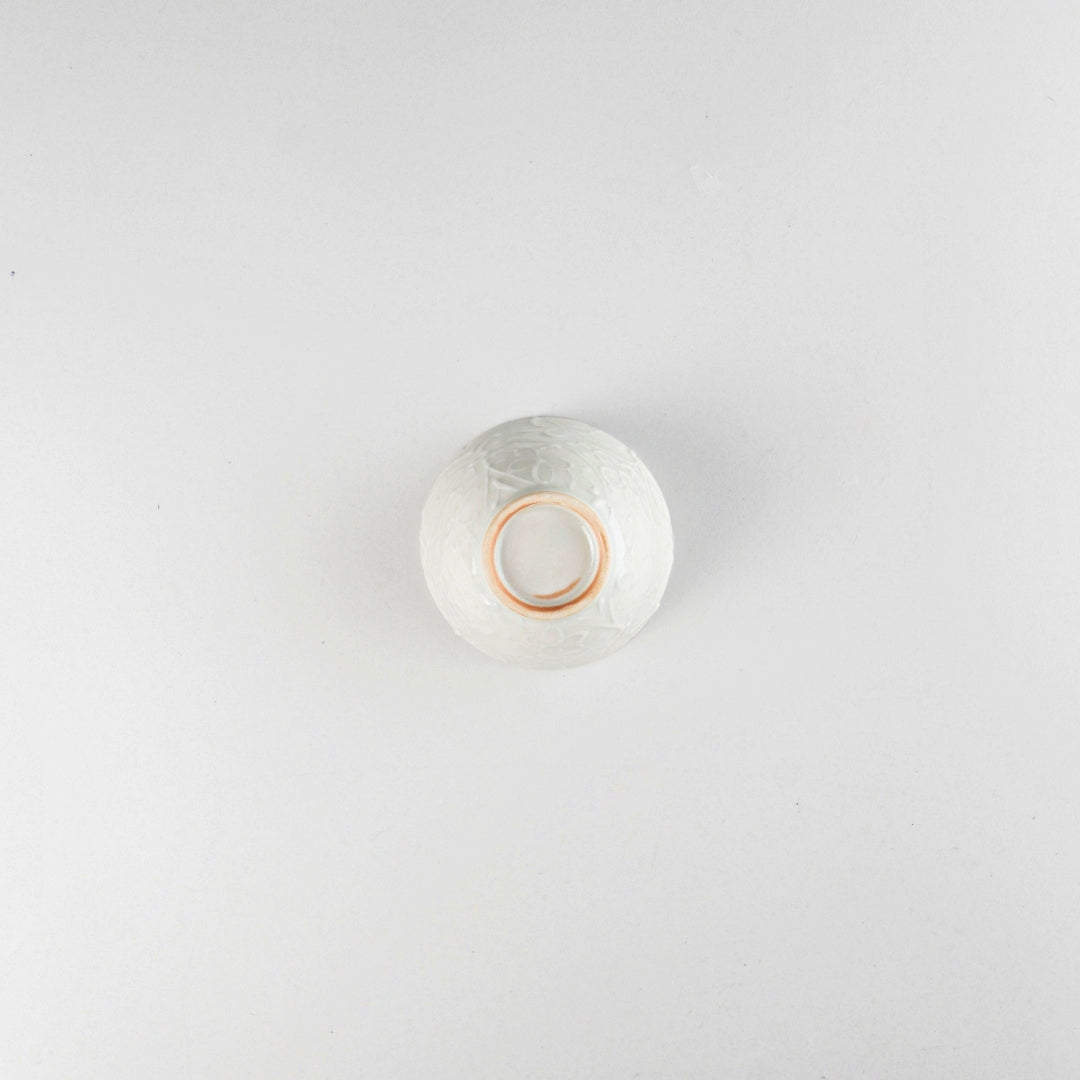 Asami Maeda Floral Shippo Cup White, 8×5.4cm