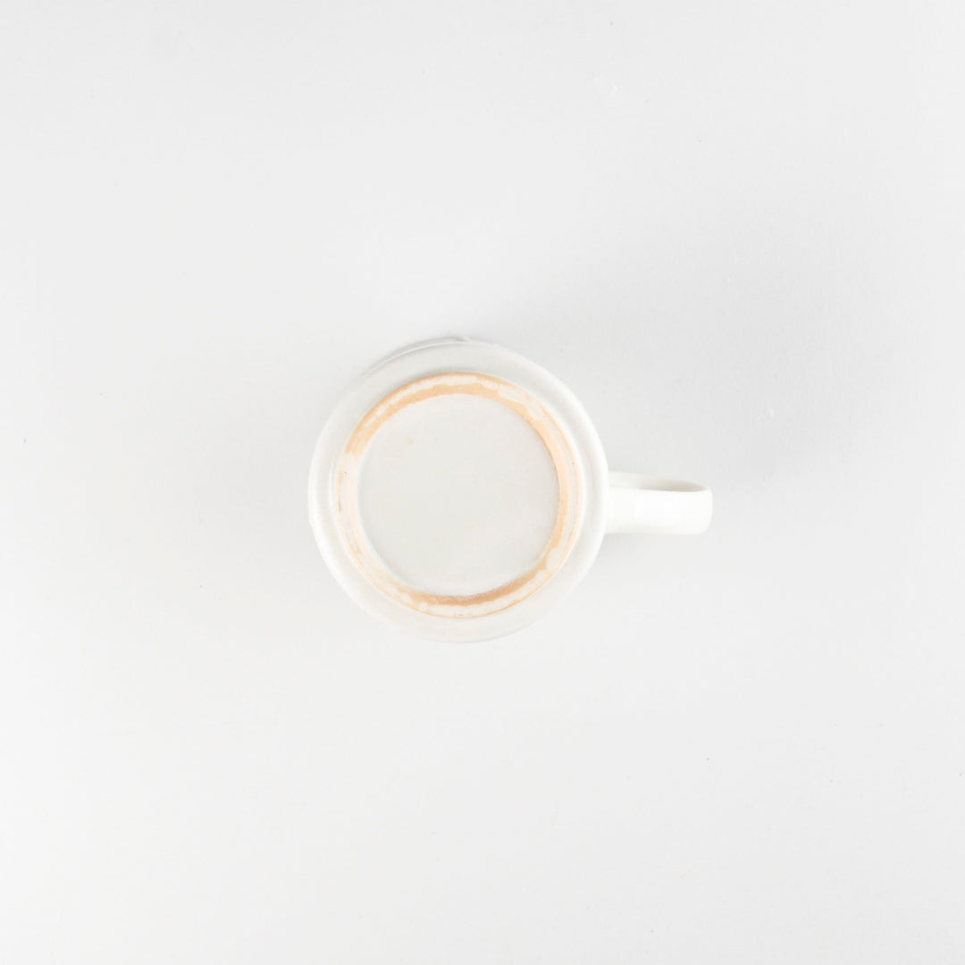 Asami Maeda Floral Shippo Mug White, 7.5×9cm
