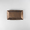 Asami Maeda Square Long Dish Bronze, 20.4×12.4×2.4cm