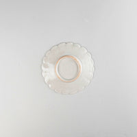 Asami Maeda Chrysanthemum Small Plate White, 13.2×1.5cm