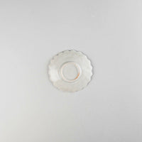 Asami Maeda Dahlia Small Dish White, 9.5×1.6cm