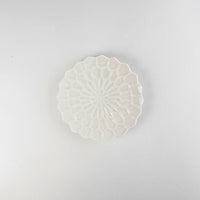 Asami Maeda Dahlia 5-inch Plate White, 15.6×2cm
