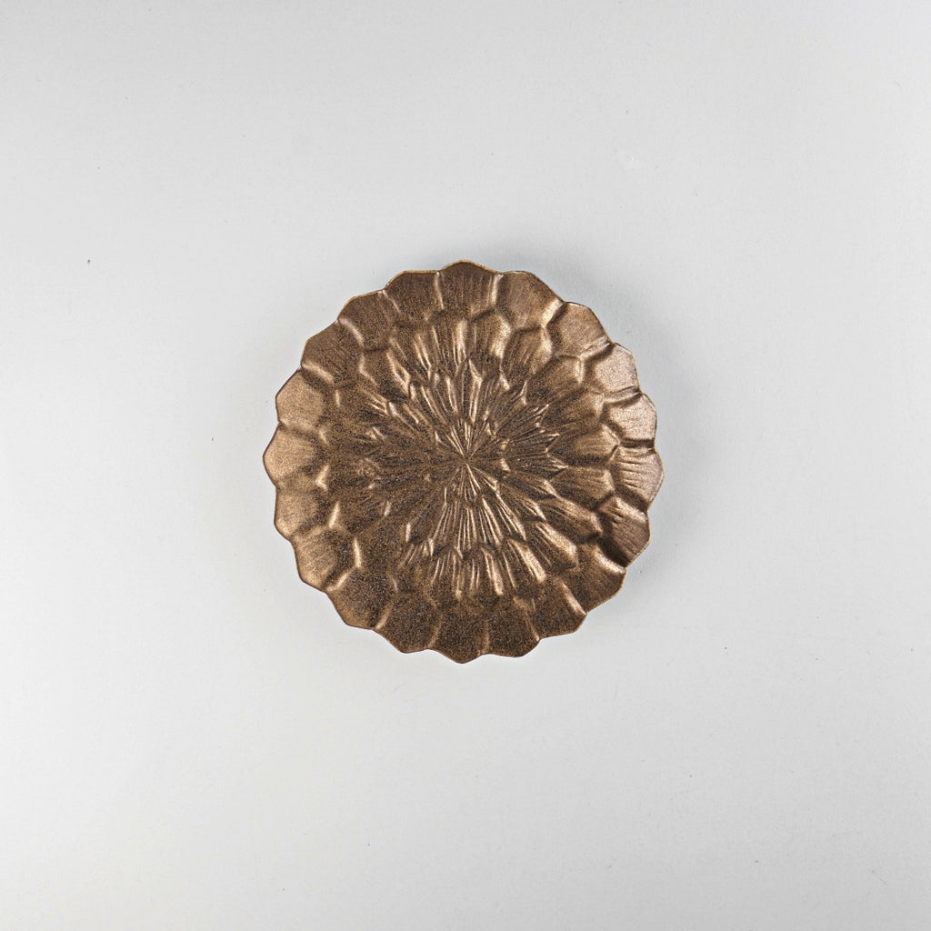 Asami Maeda Dahlia 5-inch Plate Bronze, 15.6×2cm
