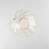 Asami Maeda Butterbur Medium Plate White, 18.2×17.9×2.3cm
