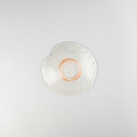 Asami Maeda  Ficus Umbellata Small Plate White, 15.3×14.3×1.7cm