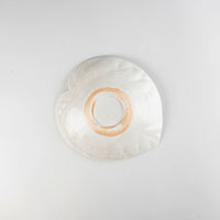 Asami Maeda Ficus Umbellata Medium Plate White, 18.7×16.3×3cm